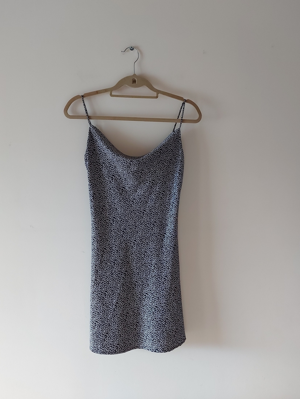 Audrey 3+1 Womens Patterned Cowl Neck Dress Size S (Cant Ship Until May 16th)